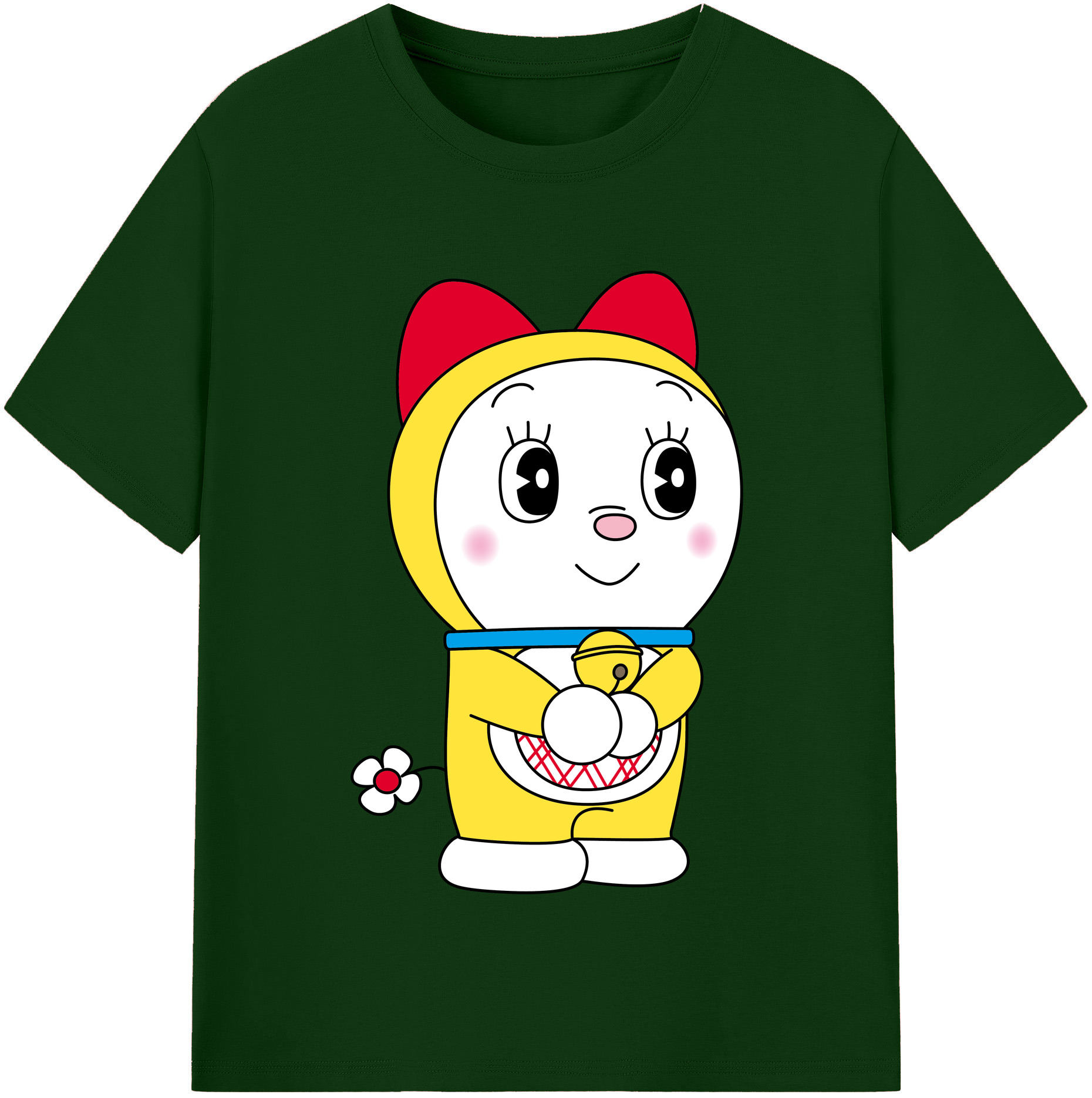 （画像用） ドラえもん ドラミ Doraemon Dorami 綿100％半袖Tシャツ（フロントプリント）